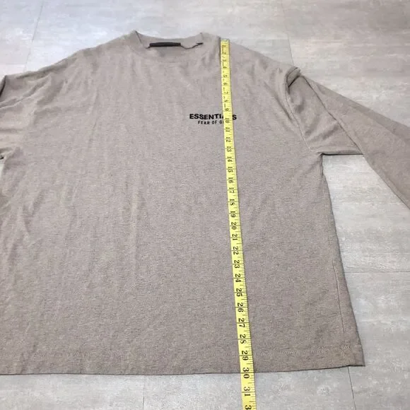 Men’s Essentials Fear Of God Crew Neck Sweater Xtra Small Cotton Long Sleeve
